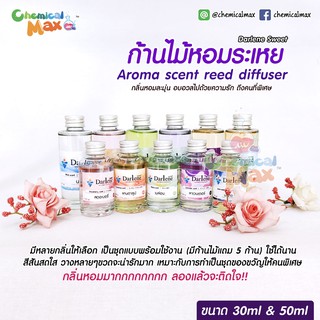 [พร้อมส่ง] 30-50ml  Aroma Scent Reed Diffuser ก้านไม้หอมระเหย  แนวผลไม้ ก้านไม้กระจายกลิ่น น้ำหอมปรับอากาศ น้ำหอมอโรม่า