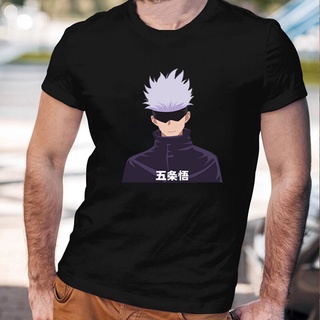 เสื้อยืดลําลอง ผ้าฝ้าย 100% พิมพ์ลายอนิเมะ Jujutsu Kaisen ed Gojo Satoru &amp; Yuji Itadori แฟชั่นฤดูร้อน สําหรับผู้ชาย และผ