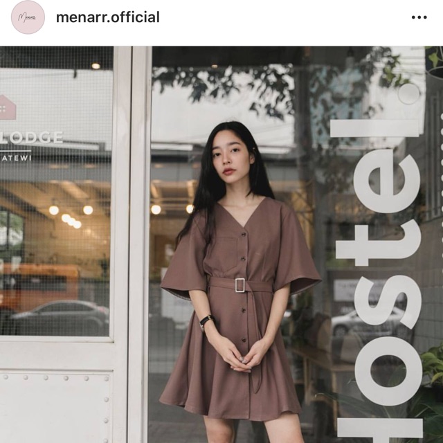 Menar bay leaf dress