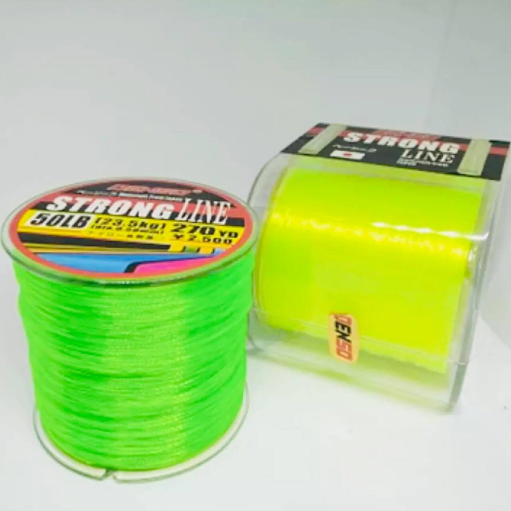 เอ็นตกปลา Denso " STRONG LINE "
สีเหลืองมะนาว & สีเขียวตอง