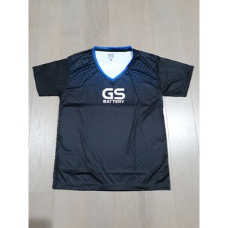 เสื้อยืดคอวี gs battery