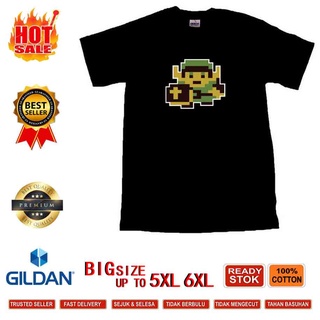 Chonghaijia Xs-6Xl เสื้อยืดผ้าฝ้ายแขนสั้นพิมพ์ลาย Zelda Pixel แฟชั่นผู้ชาย