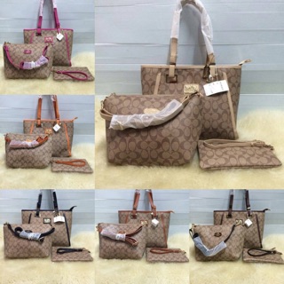 Coach set3ใบ ส่งฟรี