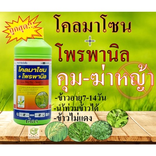 โครมาโซน + โพรพานิล คุม-ฆ่าหญ้าในขวดเดียว ข้าวไม่แดง หญ้าตายดี (ตายเขียว) น้ำท่วมข้าวได้ โคลมาโซน