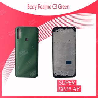 OPPO Realme C3 อะไหล่บอดี้ เคสกลางพร้อมฝาหลัง Body For OPPO Realme C3 อะไหล่มือถือ คุณภาพดี Super Display