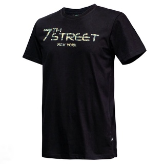 เสื้อยืดผ้าฝ้ายพิมพ์ลายขายดี ◎◇7th Street เสื้อยืด รุ่น MSV002