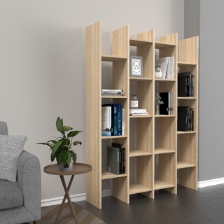 Inhome Furniture ชั้นวางหนังสือ W130×D30×H180 รุ่น SS-1325 Inhome Furniture Book Shelves W130×D30×H180 SS-1325