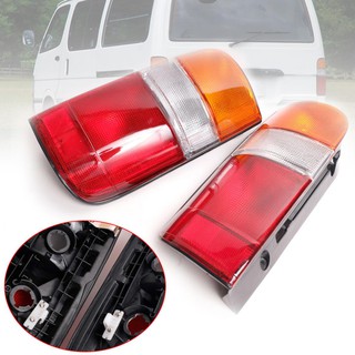 เสื้อไฟท้าย โตโยต้า ไฮเอซ โคมไฟท้าย รถตู้ หัวจรวด TOYOTA HIACE LH112 1989-2004 3 สี แดง ขาว ส้ม ไม่รวมชุดไฟ และสายไฟ