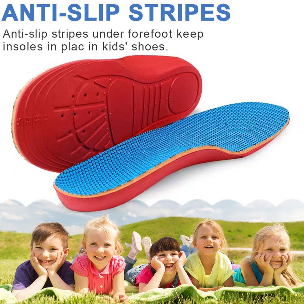 เด็กเด็กศัลยกรรมกระดูก insoles รองเท้าแบนเท้า Arch สนับสนุน insoles Orthotic Pads Correction รองเท้าเพื่อสุขภาพ pad foot care