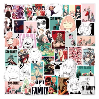 💥พร้อมส่ง💥SPY×FAMILY sticker สติกเกอร์ กันน้ำรูปแบบที่แตกต่างกัน Shonen Jump JAPAN 50ชิ้น