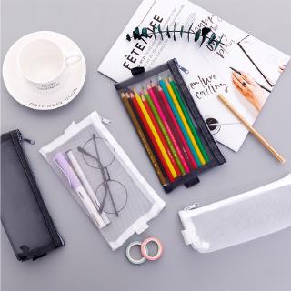 🌟New Arrival🌟  Transparent Gauze Pencil Case Creative Concise Portable Stationery Storage