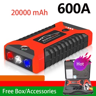 แบตเตอรี่รถยนต์มัลติฟังก์ชั่นแบบพกพา99800MAH Power Bank แบตเตอรี่กู้ภัย 12V ปิดแหล่งจ่ายไฟฉุกเฉินจุดระเบิดรถใช้แหล่งจ่าย