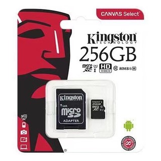 Kingston Memory Card Micro SDHC 256GB Class 10 คิงส์ตัน SD card เมมโมรี่การ์ด SDการ์ด