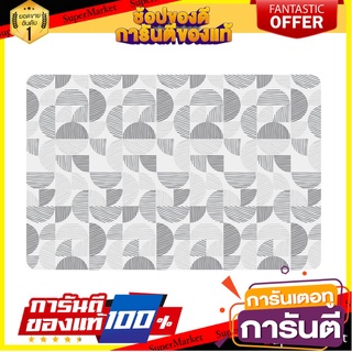 แผ่นรองจาน PVC KECH SILICONE สีดำ ที่รองภาชนะ PVC PLACEMAT KECH SILICONE BLACK