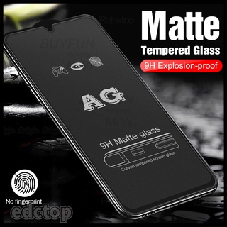 9D Frosted Glass For Realme C21 C21Y C25 C25S C25Y C11 2021 Realmi C15 C3 C 21 11 Matte Screen Protectors Film Cover