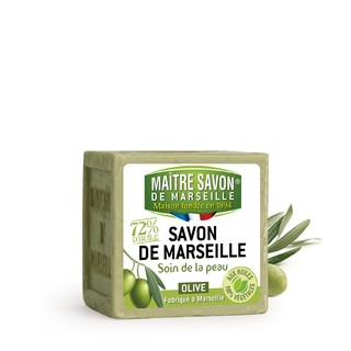 สบู่มาร์เซย์น้ำมันมะกอกแท้ SAVON DE MARSEILLE CUIT AU CHAUDRON OLIVE 500 G