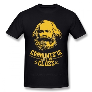 ถูกสุดๆเสื้อยืด พิมพ์ลาย Karl Marx Communists Have No Cl สไตล์พังก์ สตรีท สําหรับผู้ชายรหัสเต็ม