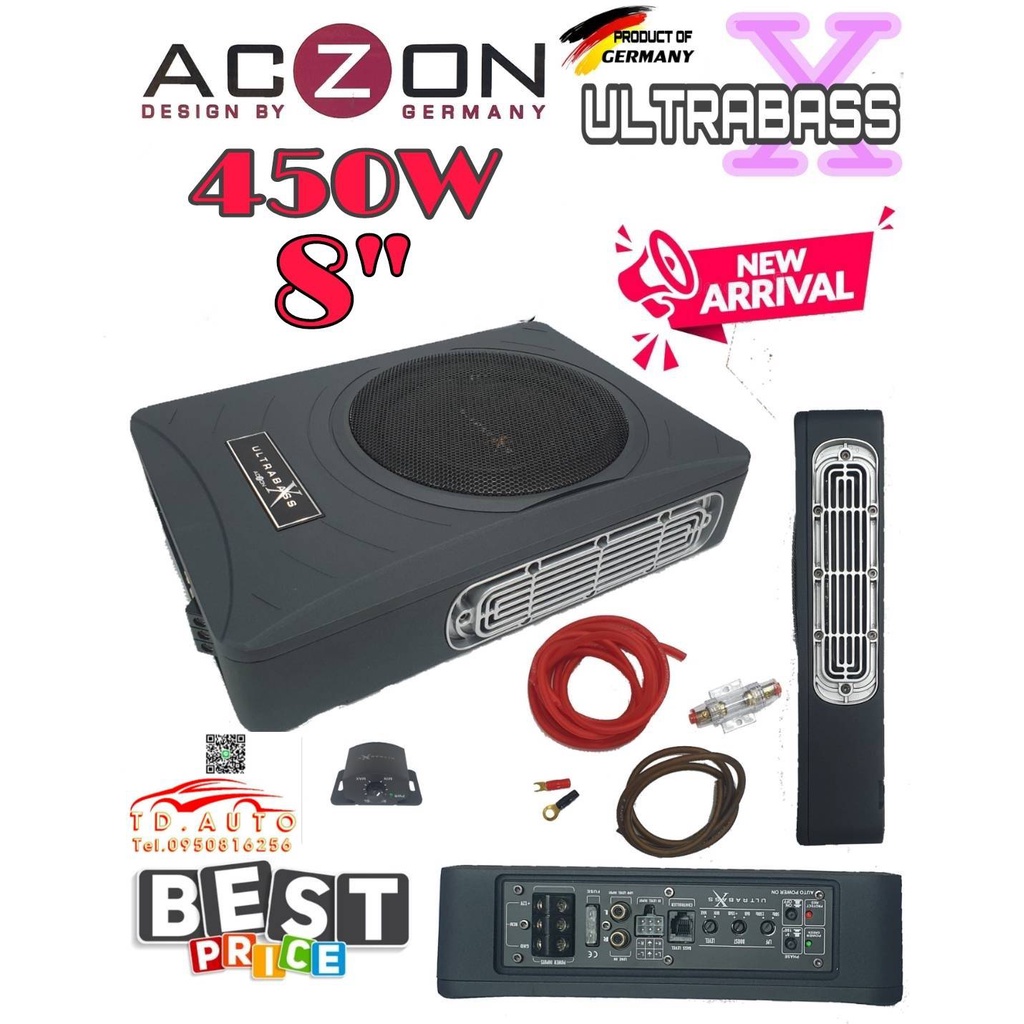 ACZON ULTRA BASS X รุ่นใหม่! เบสบอคขนาด 8" คุณภาพ สัญชาติเยอรมัน