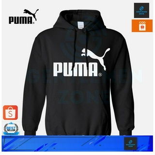 เสื้อกันหนาว เสื้อมีฮู้ดแขนยาว PUMA Jacket สวม มีกระเป๋าหน้า Freesize อก 32-42"  ยาว 26"