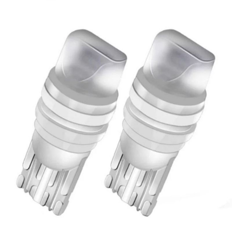 หลอดไฟแสงสีขาว LED ขั้ว T10 (2 หลอด)