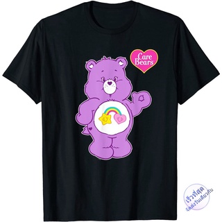 Bear ฤดูร้อนmen disney  Care Bears Best Friend Bear T-Shirt เสื้อยืดแฟชั่นคอกลม สบายๆ ผ้าฝ้าย100%