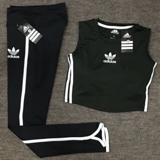 Set Sportbar Adidas ชุดออกกำลังกายแท้ ส่งฟรี