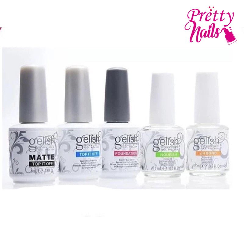 Gelish Base Coat gel 15 ml หรือ Top Coat gel 15 ml. Shopee Thailand