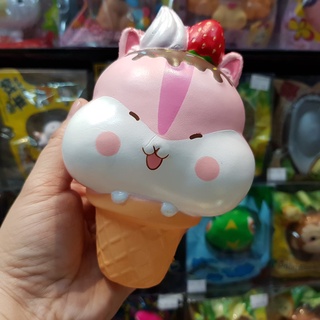 Squishy Hamster Ice Cream Cone Squishy Yummy Poli By Popularbox HK