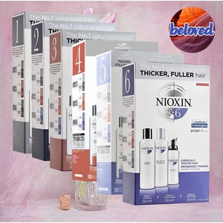 Nioxin Royalty Kit System 1,2,3,4,5,6 (300/300/100 ml) ชุดแชมพู สำหรับคนผมบาง