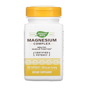 Natures Way, Magnesium Complex, 500 mg, 100 Capsules
