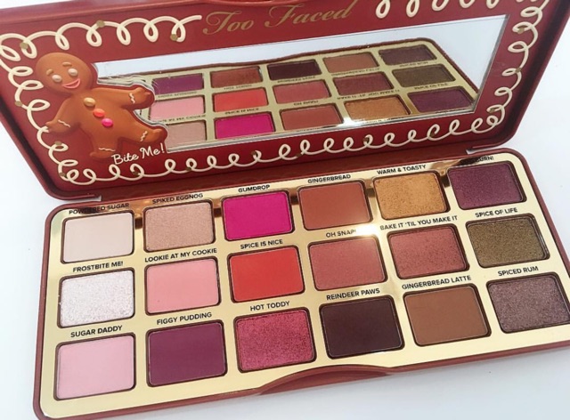 Too Faced GINGERBREAD Spice (Limited Edition) eyeshadow palette ...