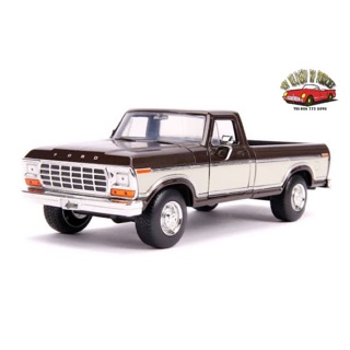 โมเดลรถเหล็ก สีม่วง 1/24 กะบะ Ford F-150 JadaToys