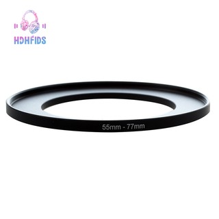 🌙Metal 55mm-77mm Camera Step Up Filter Ring Adapter 55-77