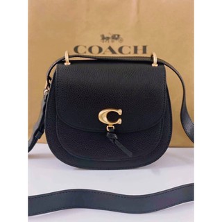 COACH REMI SADDLE BAG IN COLORBLOCK SIGNATURE CANVAS (COACH 2316)