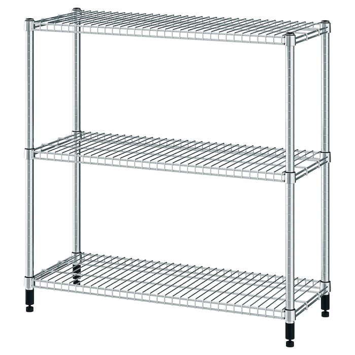 IKEA OMAR ชั้นวางชั้นเก็บของในครัว 92x36x94ซม