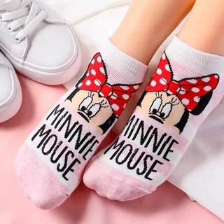 พร้อมจัดส่ง-ถุงเท้ามิกกี้ มินนี่ DONAL DUCK10คู่ ***(คละสี คละลาย ตามรูป)***รุ่นใหม่WZ-MSL-1/2（10คุ่）