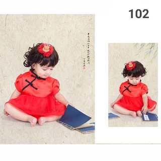 พร้อมส่ง!! ชุดแฟนซี ชุดคอสตูมจีนหญิง 102 (Costume Twin Girl Chinese) Baby Fancy By Tritonshop