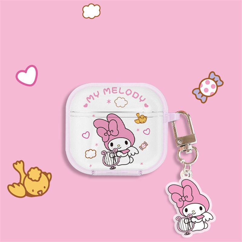 【พร้อมส่ง】เคสหูฟังพลาสติก Pvc ลายการ์ตูน Tiktok สําหรับ Pro 4