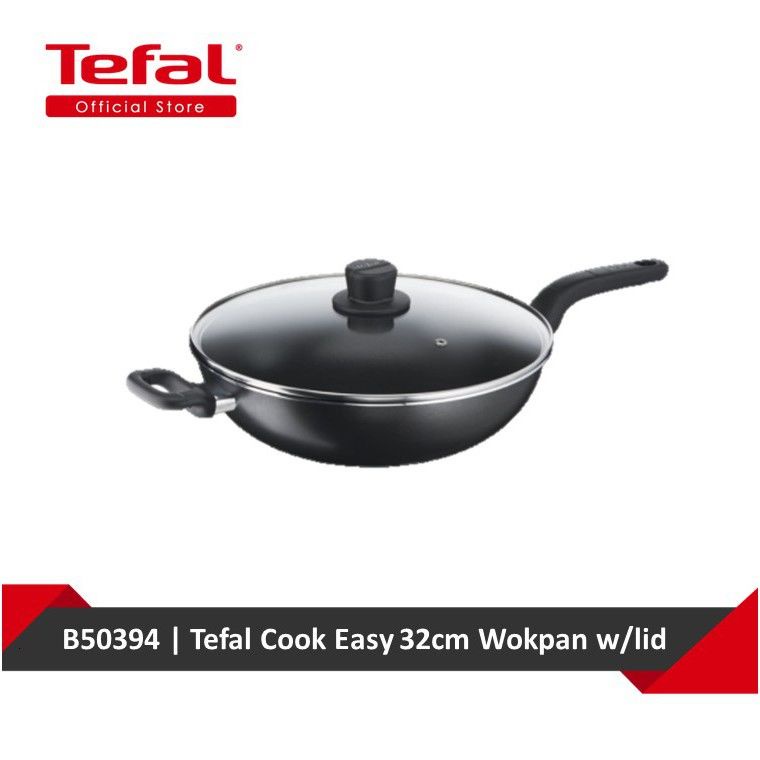 ข้อเสนอพิเศษ Tefal Cook Easy 32cm Wokpan w/lid B50394