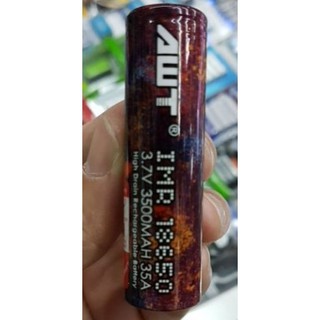 ถ่าน AWT IMR 18650 3.7V สีรุ้ง 3500 mAh 35A ของใหม่ ของแท้