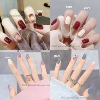 สีทาเล็บเจล Misscheering 7.5ml สีเจล UV/LED ต้องอบ ยาทาเล็บเจล ขวดบอกสี (2/2)
