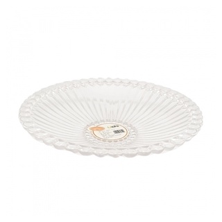 UCHI ถาดอะคริลิค ขนาด 28x28x6 cm ZYH014 สีใส