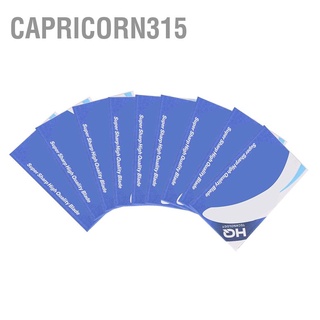 Capricorn315 ด้ามจับไม้ สไตล์เรโทร พร้อมหัวใบมีดโกนหนวด 10 ชิ้น