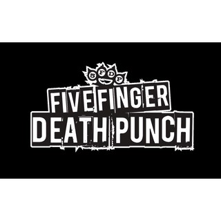 Five Finger Death Punch 10 แม่เหล็ก ติดตู้เย็น 5มิล วงดนตรี ของขวัญ ของสะสม Heavy Rock Band Black Metal  Hib Hob Reaper