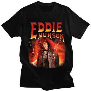 GILDAN เสื้อยืด พิมพ์ลายกราฟิก Stranger Things 4 Eddie Munson สําหรับผู้ชาย