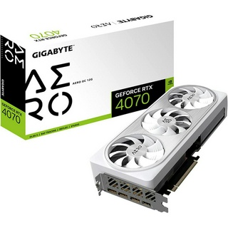 VGA (การ์ดแสดงผล) GIGABYTE GEFORCE RTX 4070 AERO OC 12G - 12GB GDDR6X (GV-N4070AERO OC-12GD)- 3 Years