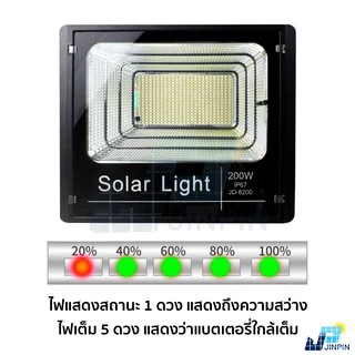 Solar Cell 200W สปอตไลท์ โซล่าร์เซลล์ Solar Light ไฟพลังงานแสงอาทิตย์ พร้อมรีโมท ประกัน 1ปี