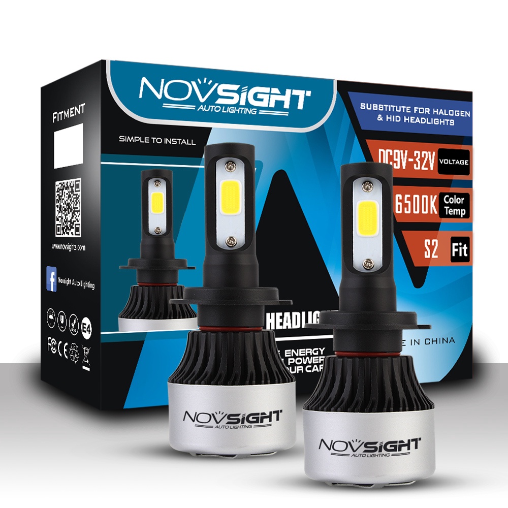 4 sides H11 H8 H9 H16 LED Headlight 6000K Low Beam Bulbs Conversion Kit Crystal White 2PCS Automotive - TikTok