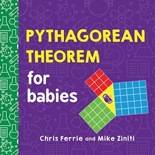 [✔️หนังสือเด็ก] Pythagorean Theorem for Babies Baby University Chris Ferrie STEM science board book quantum physics