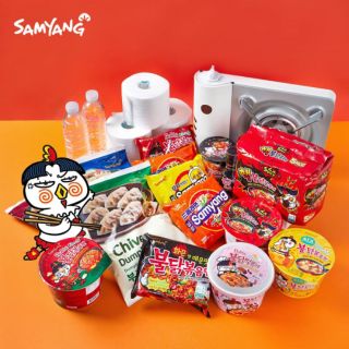 Samyang​ รามยอนไก่เผ็ด มาม่าเกาหลี​ 🐔🌋🌋🌋